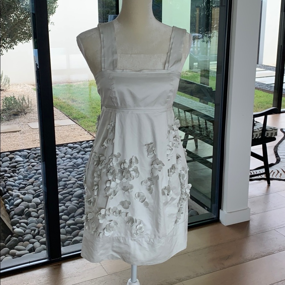 Robert Rodriguez soft gray embellished dress, 2.